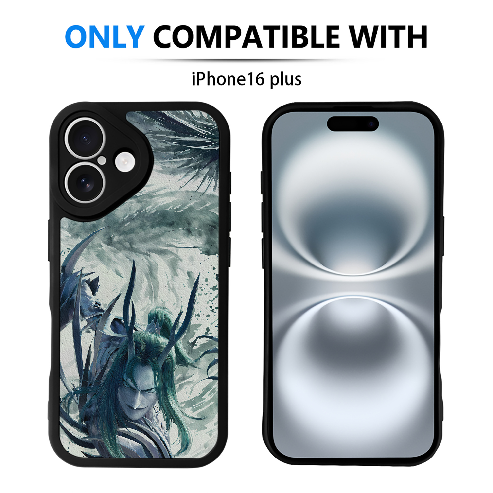 （画像用） Ne Zha 2 ナタ 魔童の大暴れ 【iPhone 16シリーズ対応】シリコンスマホケース（レザー調） 材質：シリコン